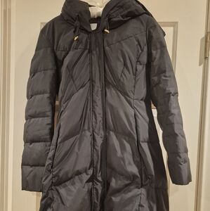 Tahari Black Puffer Jacket XS